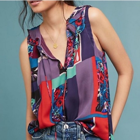 Anthropologie Tops - Anthropologie Maeve sleeveless top